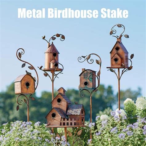 metal fowl house|handmade metal birdhouses.